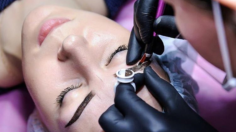 Техника пудрового напыления бровей PowderTap